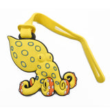 Looney Blue Ringed Octopus Luggage Tag