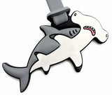 Mocha Hammerhead Shark Luggage Tag