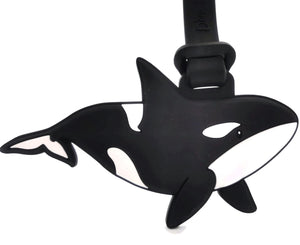 Orca Killer Whale Luggage Tag