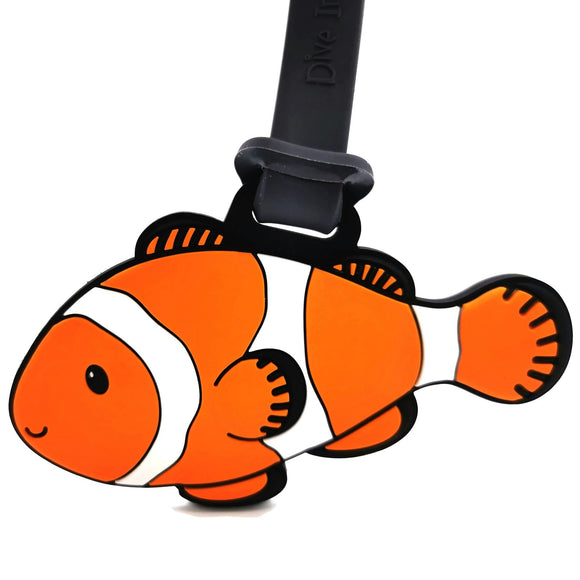 Clowney Clownfish Luggage Tag