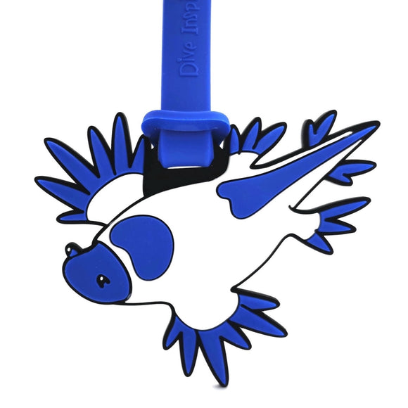 Draco Blue Dragon Luggage Tag