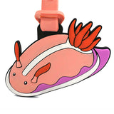 Peachy Nudibranch Luggage Tag