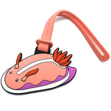 Peachy Nudibranch Luggage Tag