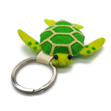 Sunny Green Sea Turtle Keyring