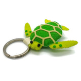 Sunny Green Sea Turtle Keychain