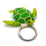 Sunny Green Sea Turtle Keyring