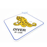 Looney Blue-Ringed Octopus Window Sign