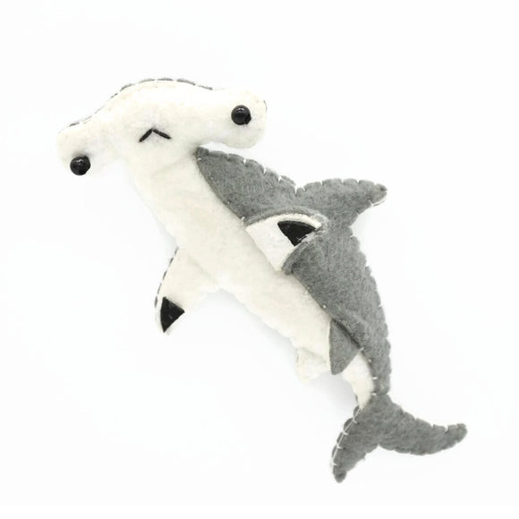 Mocha Hammerhead Shark Magnet