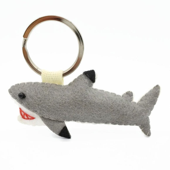 Bruce Black Tip Reef Shark Keychain