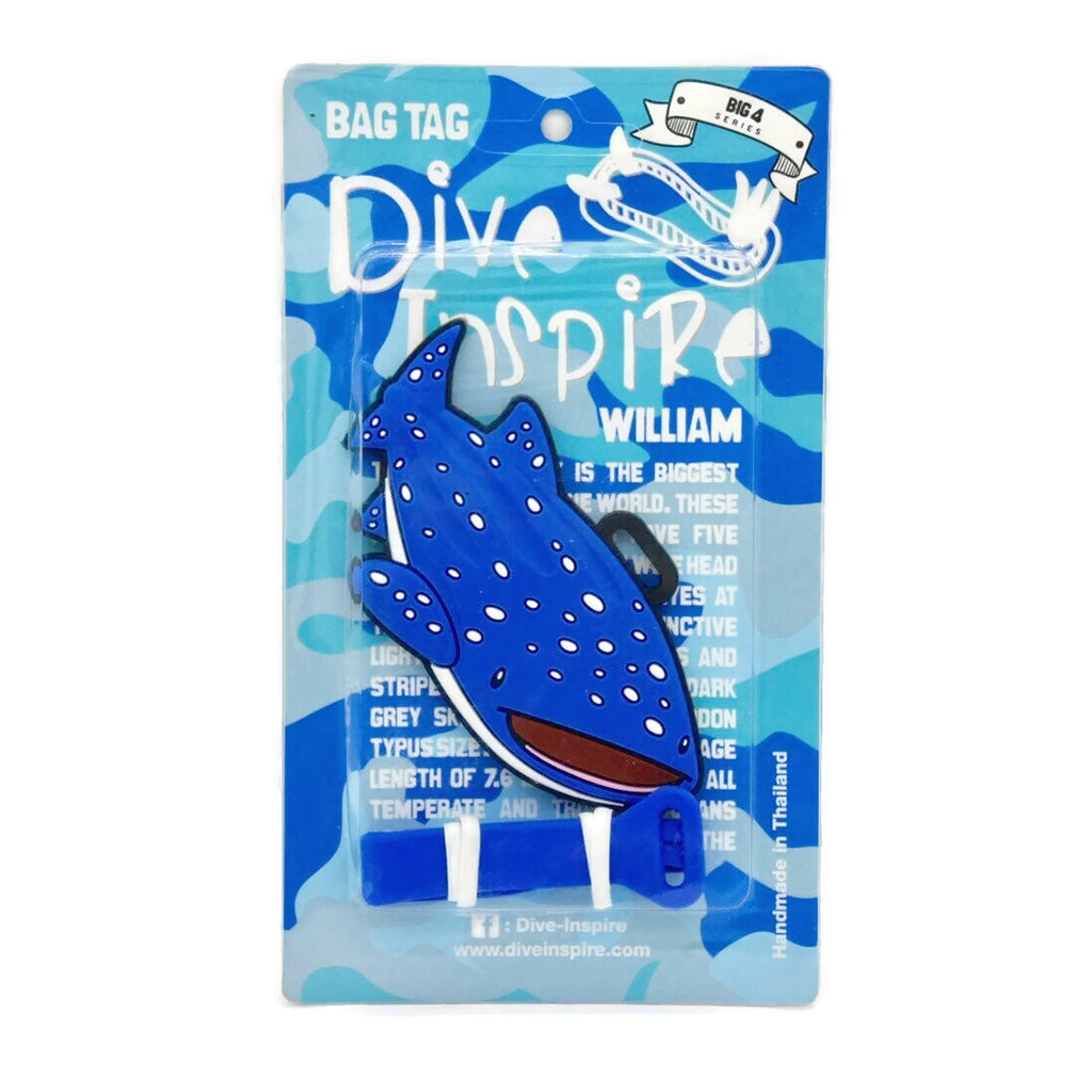 William Whale Shark Luggage Tag – Dive Inspire